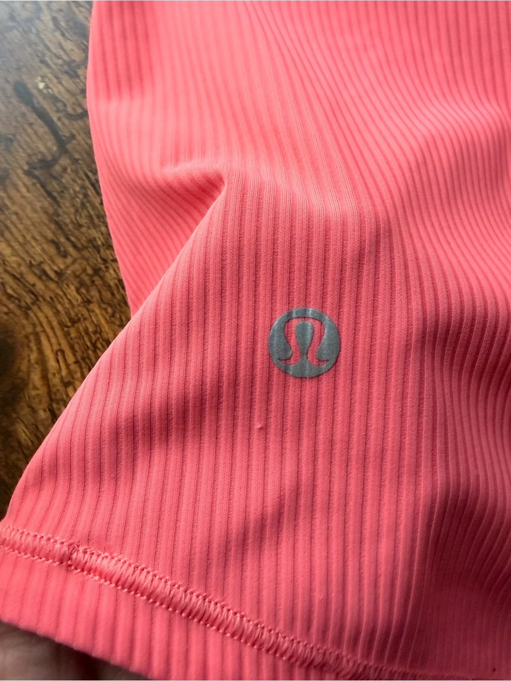 lululemon athletica Coral Ribbed Racerback Tank